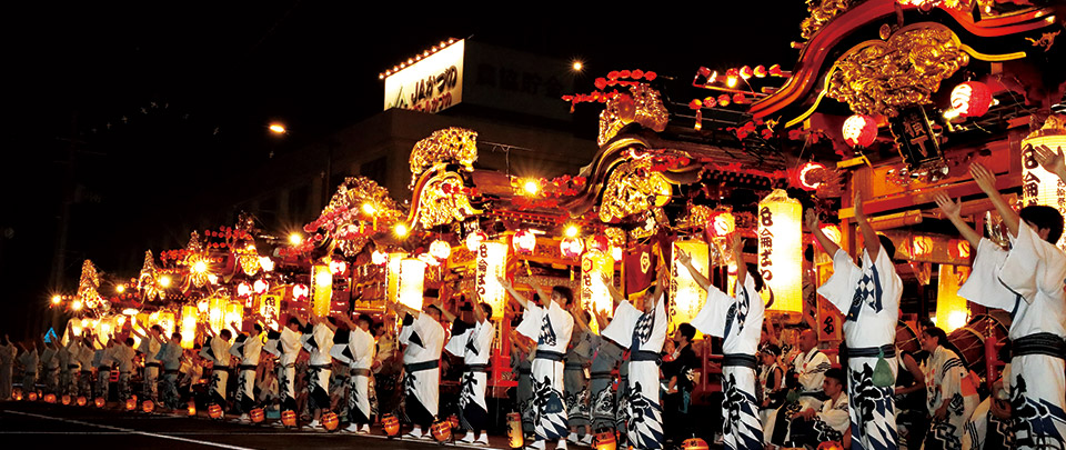 花輪祭の屋台行事